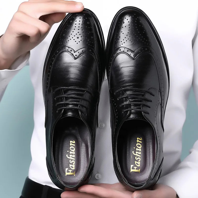 TBS Company Heritage Brogue – Handcrafted Calfskin Leather Oxfords