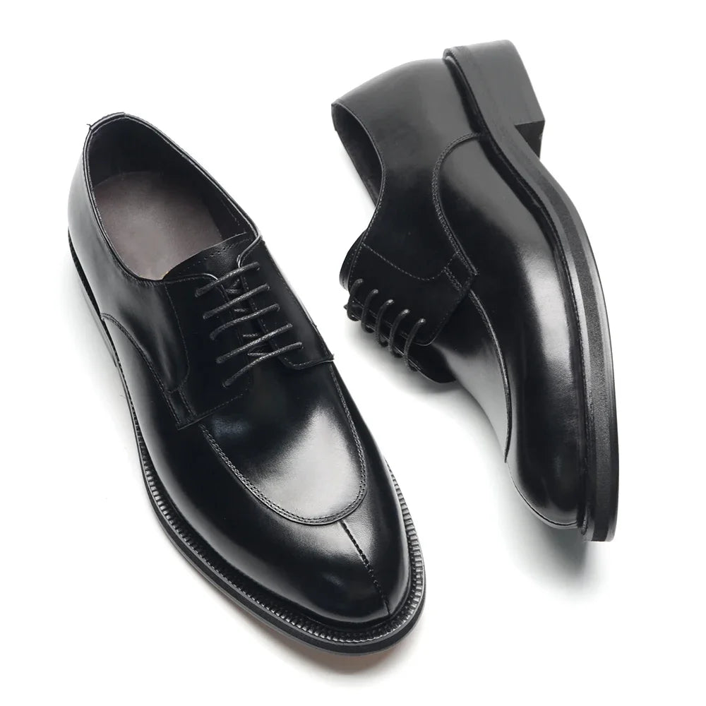 TBSwear Signature Lace-Up – Italian Black Dress Oxfords (Classic Italian Luxury)