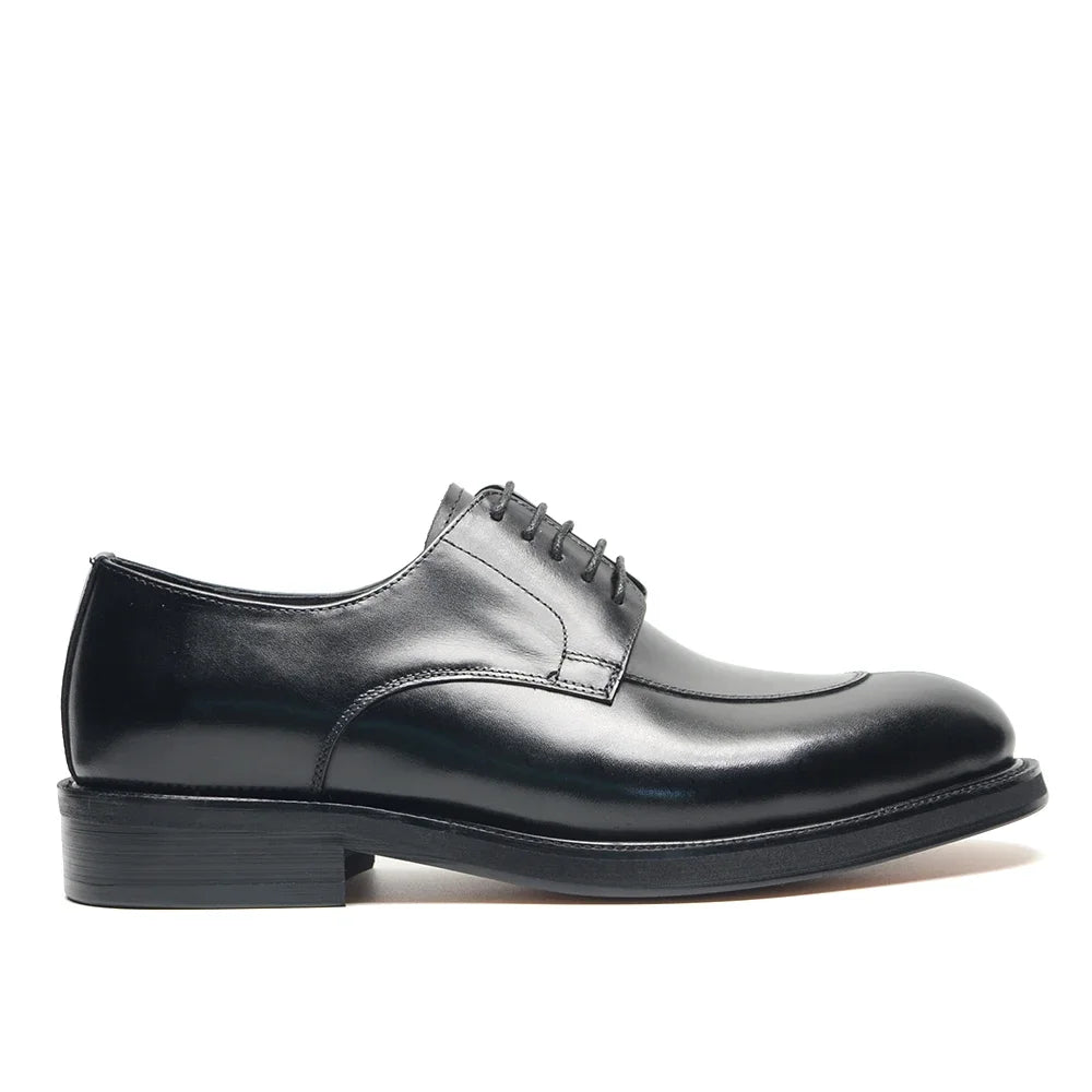 TBSwear Signature Lace-Up – Italian Black Dress Oxfords (Classic Italian Luxury)