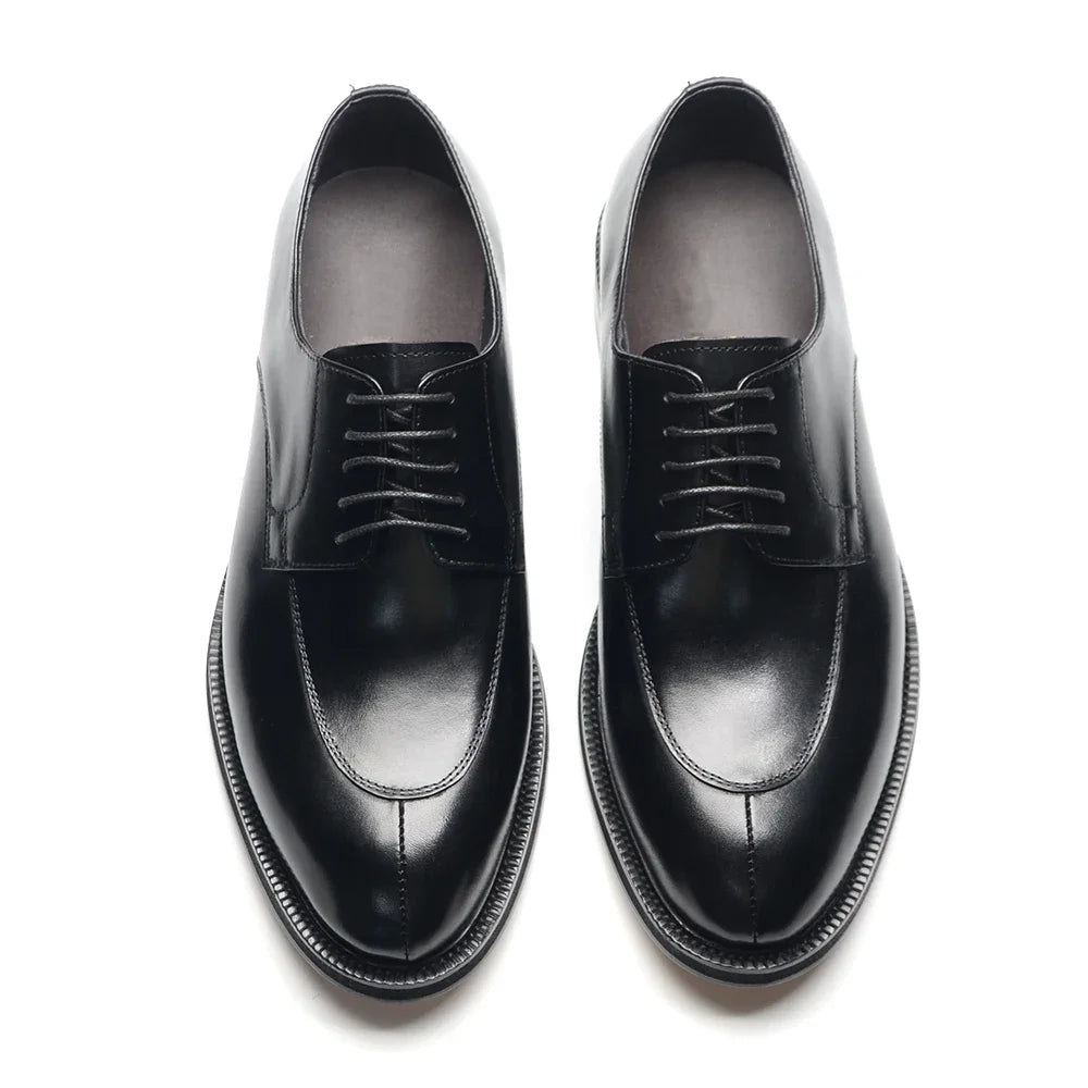 TBSwear Signature Lace-Up – Italian Black Dress Oxfords (Classic Italian Luxury)